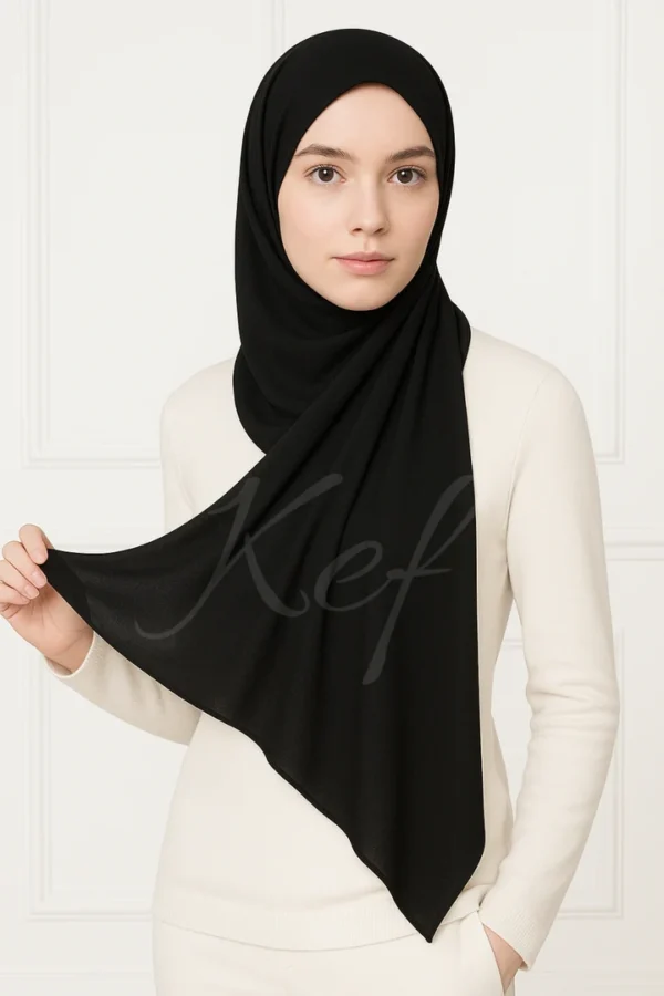GEORGETTE HIJAB - BLACK